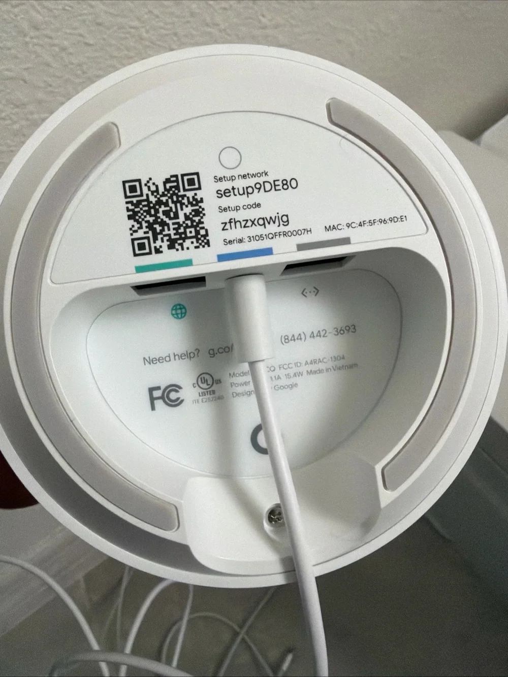 Google Wifi Home WiFi System GA02430-US AC1200 Mesh Router Whole Home